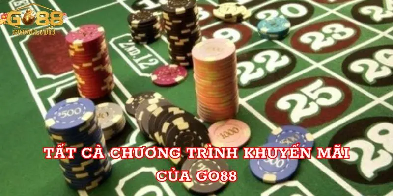 Tất cả chương trình khuyến mãi của Go88